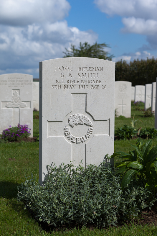 George Alfred Smith | New Zealand War Graves Project
