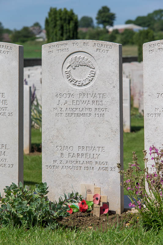 Bernard Farrelly | New Zealand War Graves Project