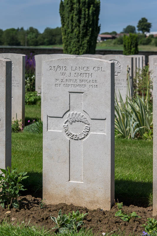 William James Smith | New Zealand War Graves Project