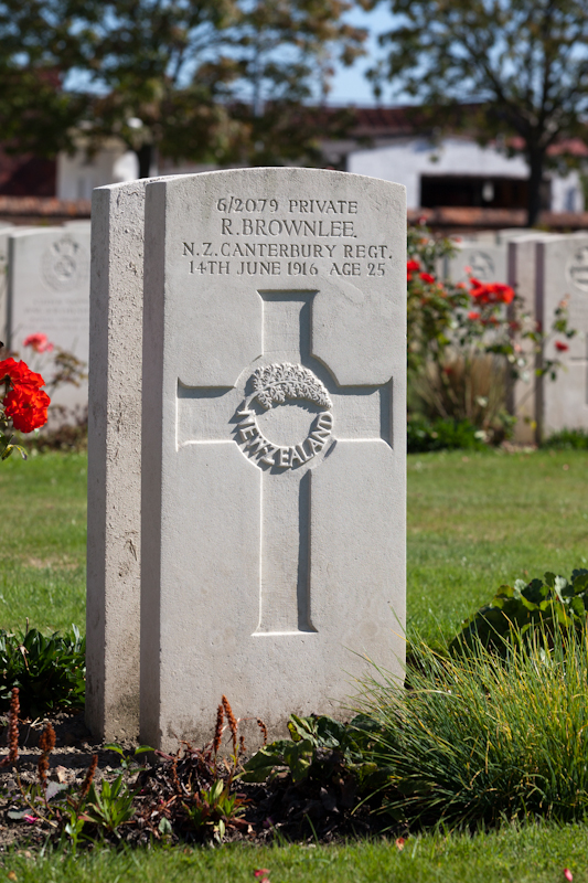 Robert Brownlee | New Zealand War Graves Project