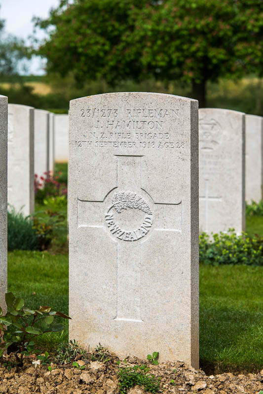 James Hamilton | New Zealand War Graves Project