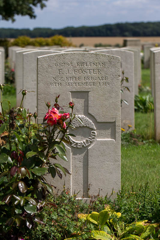 Frederick Joseph Foster | New Zealand War Graves Project