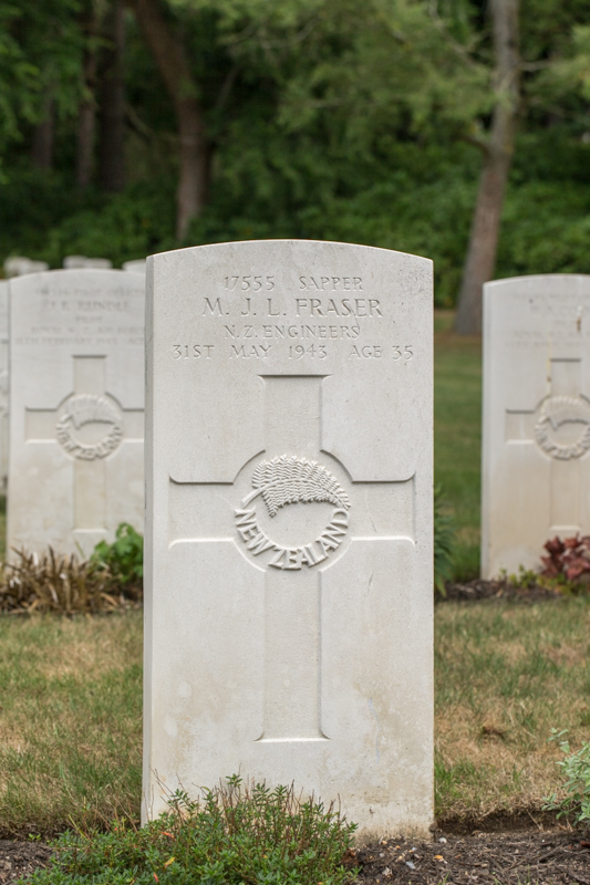 Maffen James Lovatt Fraser | New Zealand War Graves Project