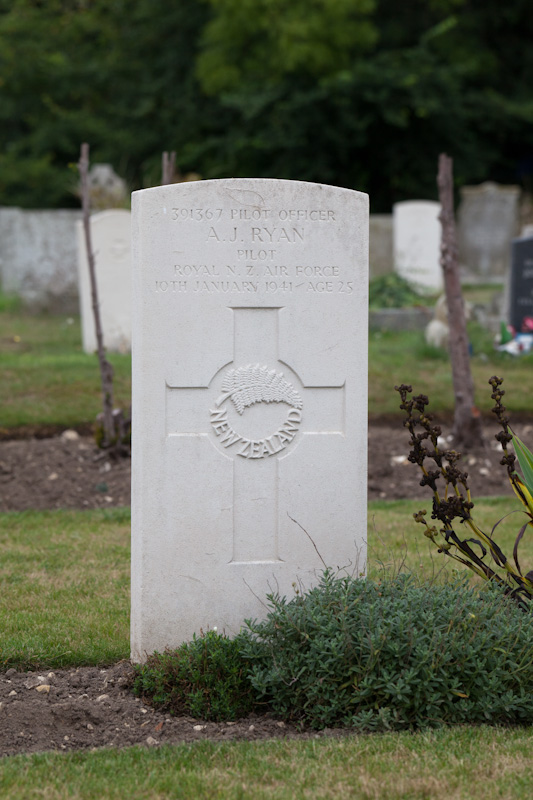 Alexander James Ryan | New Zealand War Graves Project
