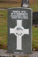 William Frederick Doherty | New Zealand War Graves Project